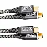CAKOBLE USB C Kabel auf USB C 0,5M,[2 Stück 0,5m] USB 3.2 Gen2 Typ C ladekabel,20 Gbps Datenübertragung,100W 20V/5A Schnellladekabel,4K @ 60Hz Video für Laptop,Mobiltelefon,usb c datenkabel 0 5m