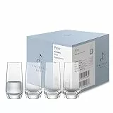 Zwiesel Glas Shotglas Pure (4-er Set), stilvolle Schnapsgläser für diverse Brände, spülmaschinenfeste Tritan®-Kristallgläser, Made in Germany (Art.-Nr. 122317)