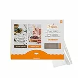 DECORA, 0160724 PVC-Folien für Lebensmittel, Nützlich zum Auskleiden von Springformen und Edelstahlringen, Perfekt für die Herstellung von Halbgefrorenem oder Schokoladendekorationen, Packung mit 10