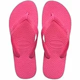 Havaianas - Top Color, Bequeme, Robuste und Leichte Badelatschen, Rutschfeste Sohlen, Unisex Erwachsene, Pink Flux Pink Flux, 39/40 EU