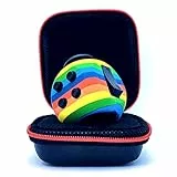 PILPOC theFube Fidget Toy - Premium Qualität Fidget Toys, Fidget Cube mit Exklusiver Schutzhülle, ADHS Fidgetwürfel , Anti-Stress Spielzeug, Antistresswürfel mit 6 Seiten, Regenbogen