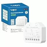 Tapo S112 | 2-Kanal WLAN und Bluetooth Smart Relaisschalter – 6A | Rolladen- und Lichtsteuerung mit Stromverbrauchsmessung | Matter-kompatibel | Fernsteuerung per App | Kein Hub erforderlich