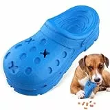 RUXAN Hundekau-Spielzeug Clog Form, Hundespielzeug für Aggressive Kauer - Futter Treat Dispensing Hund Interaktives Spielzeug Naturgummi Hundespielzeug für Kleine/Mittlere/Große Hunde