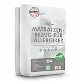 Welldora ǀ Premium Milbenbezug Matratzen 140x200x28 ǀ Fachärztlich getesteter Allergiker Matratzenschoner ǀ Anti Milben Encasing gegen Milben & Bettwanzen ǀ Allergiker Bettwäsche