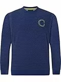 Charles Colby Herren Sweatshirt Earl Lemuel Casual Sweater blau, 3XL (XXXL) - 64/66
