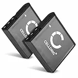 CELLONIC, Akku für Kamera, kompatibel mit Kodak LB-060, PIXPRO AZ525, AZ528, AZ522, AZ361 (3.7V, 950mAh) 2 Stück