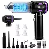 Citybee Handstaubsauger Akku Mini Staubsauger Kabellos - 25000Pa Handstaubsauger Stark 4 in 1 Autostaubsauger mit Bürstenloser Motor - 3 Stufen Tragbarer Staubsauger für Auto Tierhaare Haushalt