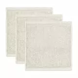Möve Superwuschel Seiftuch 30 x 30 cm aus 100% Baumwolle, Nature 3er Set