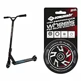 Schildkröt® Stunt Scooter 360, Stuntscooter aus Aluminium & Jungen Ersatzräder für Stuntscooter 100mm PU Räder (Härtegrad 88A), Alu-Felge, ABEC9 Kugellager, 510981