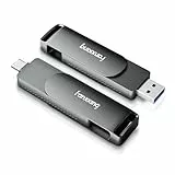 fanxiang Externer SSD 512 GB, bis zu 2050 MB/s, schnelles externes SSD-USB-C-Laufwerk, 2-in-1-Dual-Flash-Laufwerk Typ C+ USB A 3.2 Gen2 Solid State Drive für iPhone 15/Android/Tablet/PC/Mac (FF951)