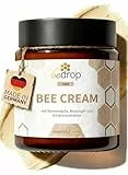 bedrop Bienengiftsalbe hochdosiert (kühlend & wärmend) - Bee Cream Bienengiftcreme mit Bienenwachs und 8 Kräuterextrakten, wie Aloe Vera, Ringelblume, Eukalyptus und Rosskastanie 100g