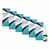 Rhinospray plus bei Schnupfen - Befreien die Nase effektiv mit Tramazolin und ätherischen Ölen, 6 x 10 ml, bei Schnupfen, geschwollener Nasenschleimhaut und Nasennebenhöhlenentzündung