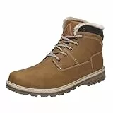 Mishansha Winterschuhe Herren Stiefel Warm Gefüttert Winterstiefel Damen Wasserdicht Winter Schuhe Indoor Outdoor Schneestiefel, Dunkelgelb 44