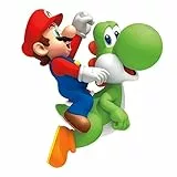 RoomMates rmk1918gm Yoshi/Mario Peel & Stick Giant Wall Decals, 58,4 x 81,3 cm