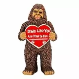 Duokon Gorilla-Gartenstatue, Tierfiguren aus Kunstharz, die EIN Herz Umarmen, Lustige Dekoration für den Garten, die Terrasse, das Büro oder Zuhause