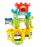 Baby Clementoni Kugelbahn Schloss - Baby Motorikspielzeug ab 10 Monaten - Lerntherapie-Spielzeug für visuelle und motorische Entwicklung 17111