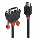 LINDY 36273 3m HDMI an DVI Kabel, Black Line