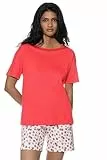 Mey Nachtwäsche Serie Just Colour Damen Homewear-Oberteile Strawberry Glaze XL(44)