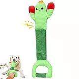 IOKHEIRA Quietschendes Hundespielzeug, Kaktus Interaktives Hundespielzeug, Plüsch-Kauspielzeug Hunde Spielzeug für Welpen, kleine, mittlere, große Hunde
