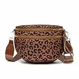 Myhozee Umhängetasche Damen Bauchtasche Damen Crossbody Bag Klein Handtasche Gürteltasche Brusttasche Hüfttasche mit Verstellbar Abnehmbar Breiter Gurt