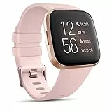 Vancle für Fitbit Versa Armband Damen Herren,Silikon Sport Ersatzarmbänder Uhrenarmband für Fitbit Versa 2 Armband/Versa/Versa Lite/SE Armband(S,Rosa)