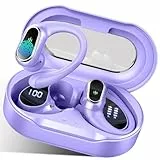 Rolosar Bluetooth Kopfhörer, Kopfhörer Kabellos Bluetooth 5.4 Sport tiefer Bass, In Ear Kopfhörer mit 4 ENC Noise Cancelling Mic, 50 std Spielzeit, IP7 Wasserdicht Ohrhörer LED-Anzeige