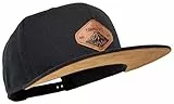 Jumping Bird Baseball Cap Unisex Titlis Nachtschwarz • Outdoor Snapback Cap für Wanderung & Alltag • Individuell verstellbar 54-62 cm • Kappe
