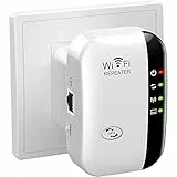 WLAN-Verstärker, WLAN-Extender-Signalverstärker für bis zu 5000 sq.ft und 60 Geräte, Verstärker mit großer Reichweite und Ethernet-Anschluss, Zugangspunkt, 1-Tasten-Einrichtung, Alexa-kompatibel