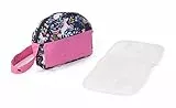 Bayer Chic 2000 - Wickeltasche für Puppen, Puppenwickeltasche, Puppenzubehör, Puppentasche, Einhorn, Navy-pink, 853-43