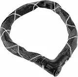 ABUS Kettenschloss Iven Chain 8210 – Fahrradschloss aus gehärtetem Stahl – mit Kunstfaserummantelung Sicherheitslevel 10 – 85 cm – Schwarz