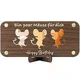 Wunscherfüller Geldgeschenk Holz – kreative Geldkarte Geburtstag, Gutscheinverpackung mit Ständer & Grußkarte, originelle Geschenkidee zur Jugendweihe, Konfirmation, Kommunion, Geburtstag