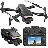 F417PRO FPV Drohne mit Kamera für Erwachsene Kinder Anfänger, LCD Bildschirm Fernbedienung, 1080P Mini Drohne mit bürstenlosem Motor, 3D-Flip, Type-C, unter 249g, Geschenke für Jungen und Mädchen