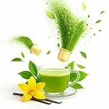 Goodwei Matcha Vanille Tee Kapseln 20 Stück, kompatibel mit Nespresso®* - mit echtem Vanilleschotenextrakt und einem hauch Stevia (Vanille)