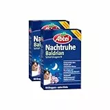 Abtei Nachtruhe Baldrian Schlaf-Dragees N - pflanzliches Arzneimittel für erholsamen und gesunden Schlaf sowie bei nervlicher Belastung - ohne Gewöhnungseffekt - 1 x 90 Dragees (Packung mit 2)