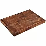 KESPER | Schneide- und Tranchierbrett, Material: Akazienholz, Maße: 50 x 35 x 3,5 cm, Farbe: Braun, Natur | 29154