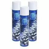 3 tlg. Set Schneespray zum Dekorieren 3 x 300 ml - Dekospray - Dekoschnee - Kunstschnee