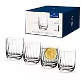Villeroy & Boch - Rose Garden Wasserglas Set 4-teilig 250 ml Klar, Spülmaschinenfest, Gläser Set, Trinkgläser, Wassergläser, Wasserglas, Gläserset, Becher, Trinkgeschirr, Saftgläser, Kristallglas