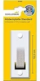 Schellenberg 53103 Rolladengurt Abdeckung Lochabstand 10,5 cm, Standard Maxi, für Gurtwickler und Einlasswickler, weiß