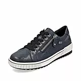 Remonte Damen Low-Top Sneaker D0700, Frauen Halbschuhe,lose Einlage,wasserabweisend,remonteTEX,Freizeit,sportlich,straßenschuhe,blau (15),39 EU