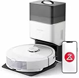 roborock Q8 Max+ Saugroboter mit Absaugstation, DuoRoller-Bürste, 5500Pa Saugkraft, 2,5L Staubbeutel, 350mL Wassertank, Wischroboter PreciSense-LiDAR-Navigation (Weiß)