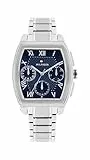 Tommy Hilfiger Multi Zifferblatt Quarz Uhr Silbernes mit Silbernes Edelstahlarmband - 1710763