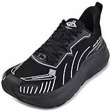 JACKSHIBO Slip-in-Schuhe für Herren, breite Zehenbox, breite Sneaker, für Laufen, Walking, Tennis, athletisch, Plantarfasziitis, orthopädischer Schuh, kein Fallenlassen, dicke Sohle, breite Schuhe