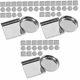 FRCOLOR 3 Sätze Aluminiumteller Lidschattendosen Blöte Und Highlighter -palette Aufbewahrung Für Schminke Aufbewahrung Für Make-up Leerer Lidschattenbehälter Leere Rougepfanne 30 Stück * 3