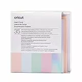 Cricut Insert Cards | Prinzessin | 12,1 cm x 12,1 cm (Größe S40) | 35-Pack | Zur Verwendung Mit Card Matte