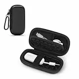 Hartschalenkoffer für UGREEN/Avantree Relay/1Mii/YMOO Bluetooth Sender Klinke Bluetooth Adapter, Tragbare Reisetasche für USB-Kabel, Adapter, Speicherkarten, U Disk (Schwarz)