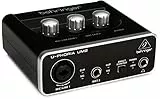 Behringer UM2 Audiophiles 2x2 USB Audio Interface mit XENYX Mikrofonvorverstärker