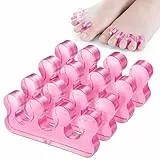 Molain Zehentrenner für Pediküre, Pediküre, wiederholbare waschbare Zehennagel-Trennwände, Zehentrenner für die Anwendung von Nagellack (Stil E), 4 Stück