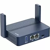 Cudy AX3000 WLAN-6-Gigabit-Reiserouter Im Taschenformat, 2,5-Gbit/s-RJ45, Extender/Repeater Für Hotel, WISP, VPN-Client Und -Server, USB 3.0, TR3000