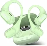 QXUFV Open Ear Kopfhörer, Bluetooth 5.4 Kopfhörer Sport, Limettengrün