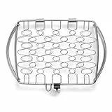 Weber Fisch & Gemüsehalter/Korb - Klein (28 x 20cm), aus Edelstahl, Ideal zum BBQ/Grillen von empfindlichen Grillgut, einfaches Wenden auf dem Grill, spühlmaschinenfest - Silber (6470)